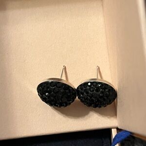 Black Stud Earrings